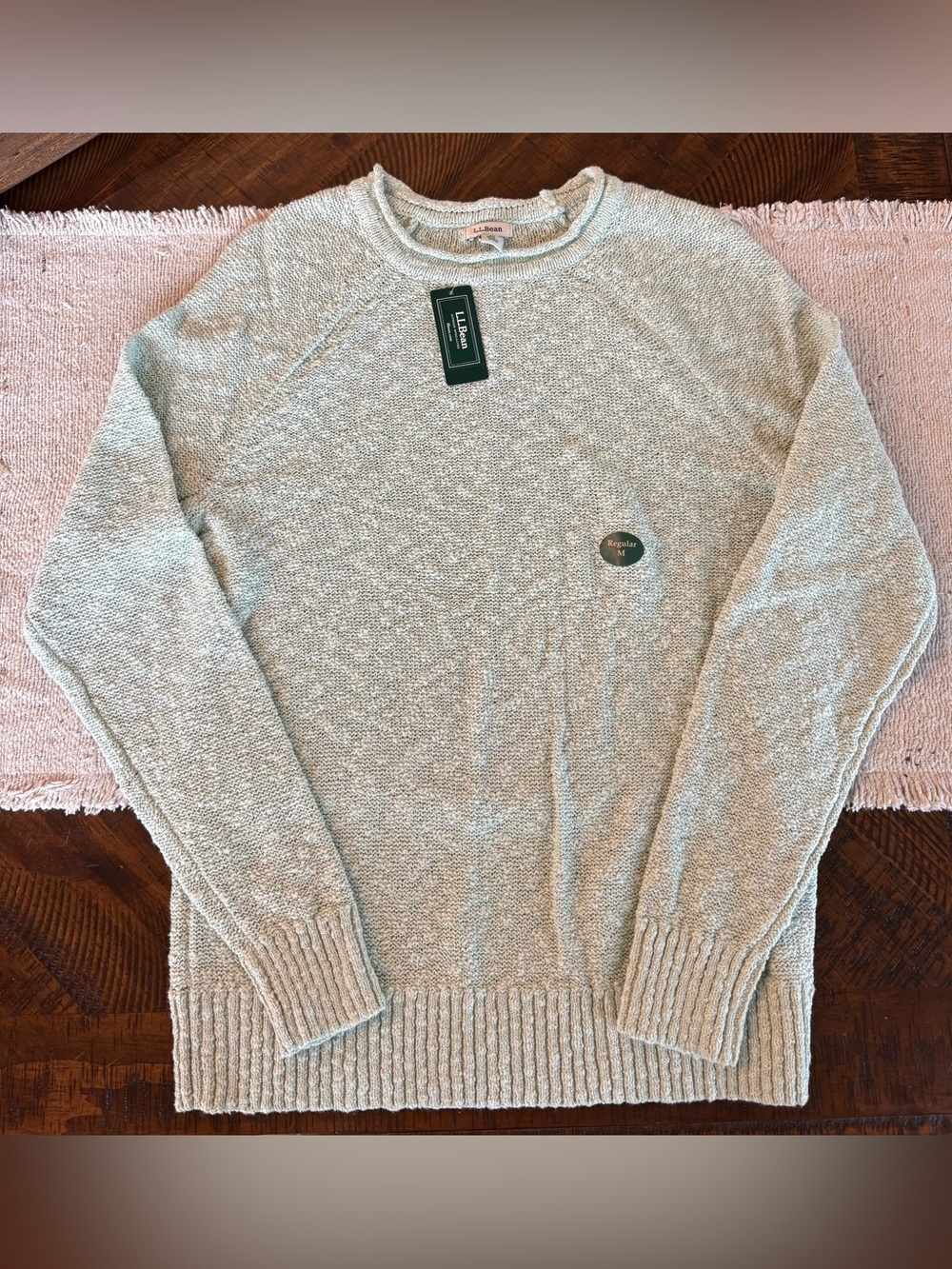 L.L.Bean Women’s Midweight Slub Rolled Neck Pullover Sweater